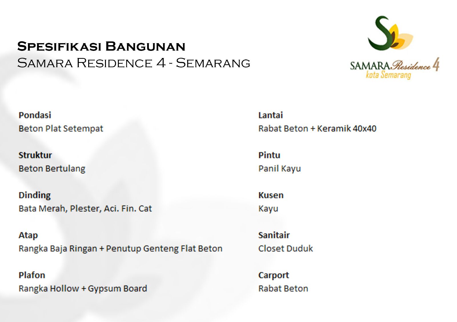 Rumah KPR Syariah Semarang Samara Residence 4
