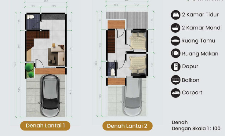 layout rumah kpr syariah The Green Sakinah Depok Sawangan