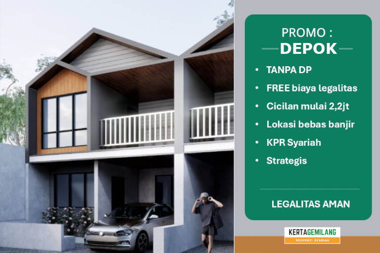 Pesona Permata Sakinah – Rumah KPR Syariah DP 0 di Depok